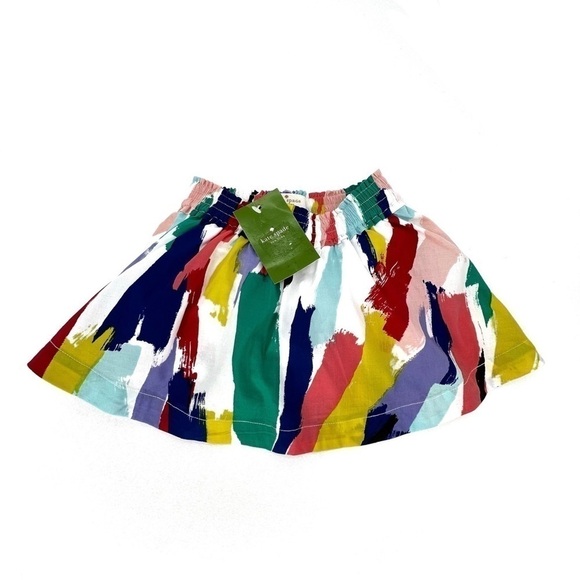 Kate Spade Baby Skirt 6 Months Brush Stroke Print Multicolored Cotton New NWT - Picture 7 of 7
